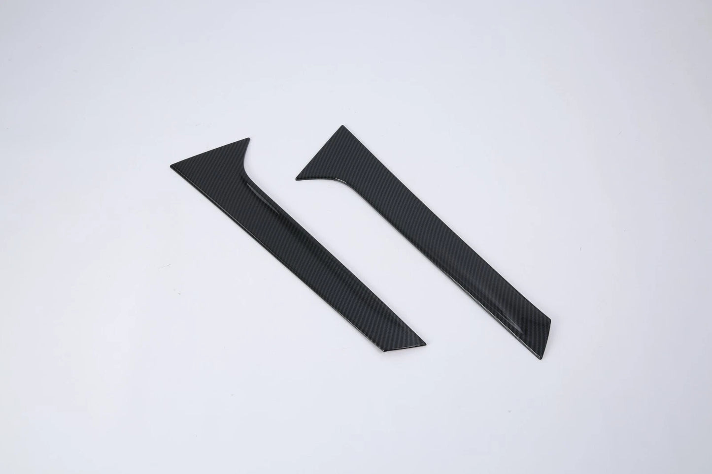 Carbon Fiber Rear Window Stripe Molding Cover Trim for Audi Q5 (2018-2022) 2 x