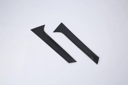 Carbon Fiber Rear Window Stripe Molding Cover Trim for Audi Q5 (2018-2022) 2 x