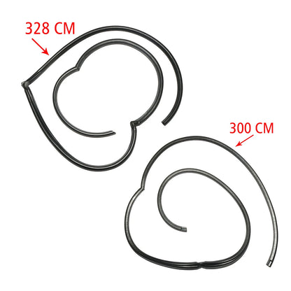 Front & Rear Door Weatherstrip Set for Land Rover Defender 90/110/130 1983-2016
