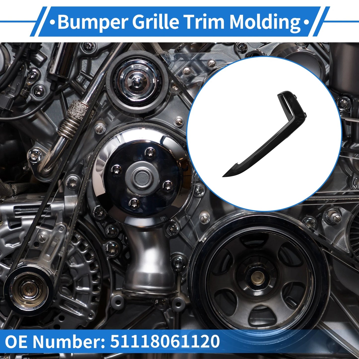 Grille Trim Garnish for BMW G12/7 Series M (2017-2018)