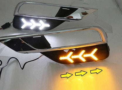 LED DRL Fog Light Lamps for Honda CR-V 2015-2016 (2 x)