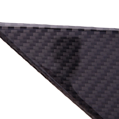 Triangle Carbon Fiber A-Pillar Decal Trims for Tesla Model Y (2020-2023)