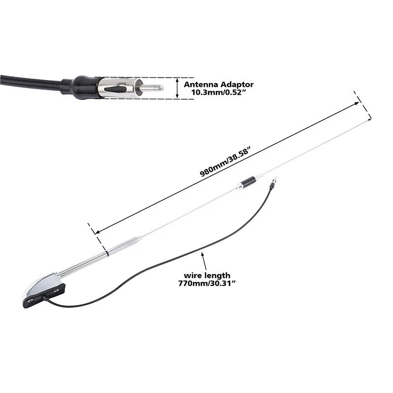 Antenna Audio Covers for Honda Goldwing GL1800 (2001-2017) Chrome
