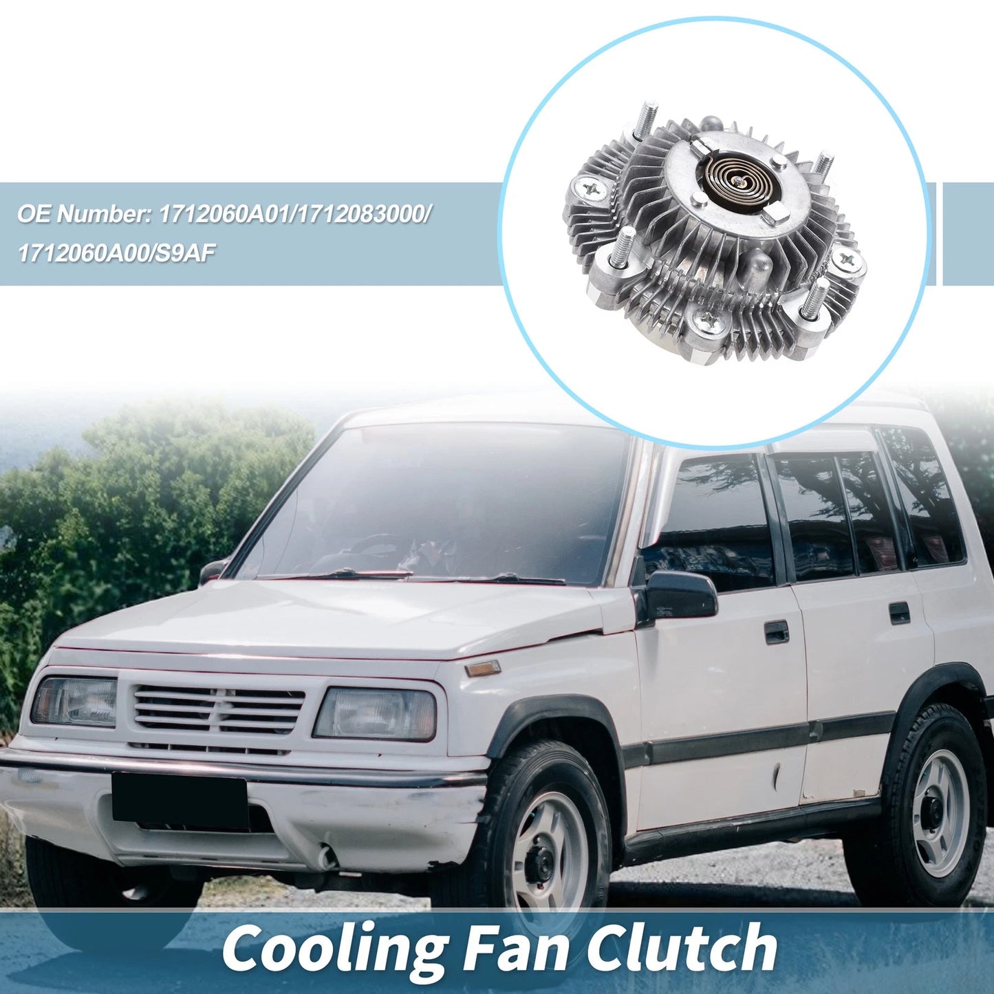 Cooling Fan Clutch for Suzuki Samurai L4 1.3L (1985-1995)