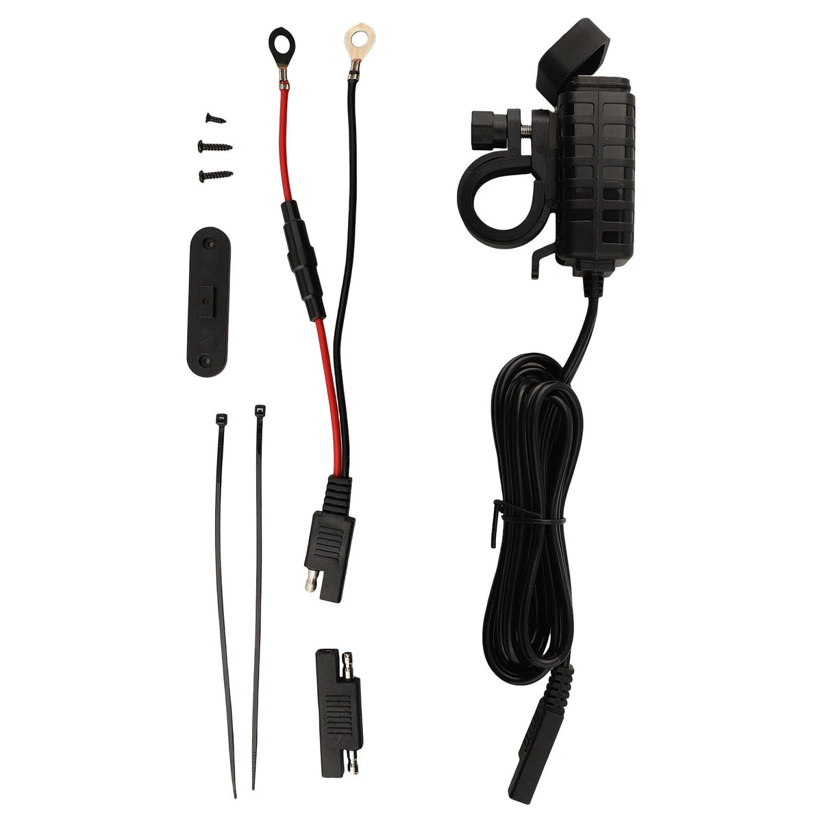 Dual USB Car Charger for Motorcycle with QC 3.0 and PD Compatibility