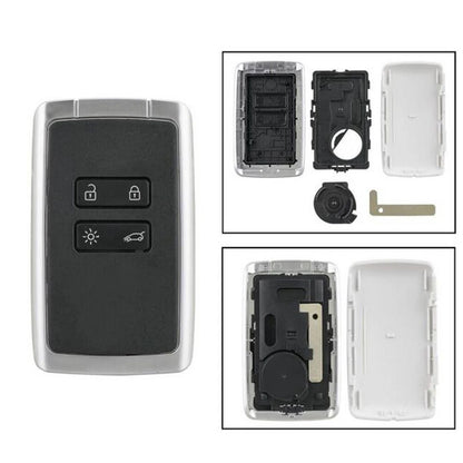 4 Button Key Shell Cover Remote Fob for Renault Koleos Megane Captur (2016-2020)