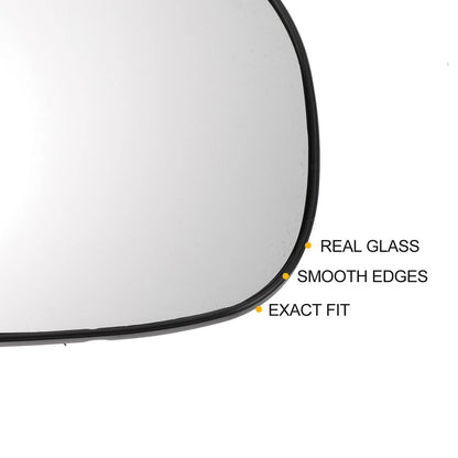 Right Side Heated White Mirror Glass for Toyota Prius (2009-2016)