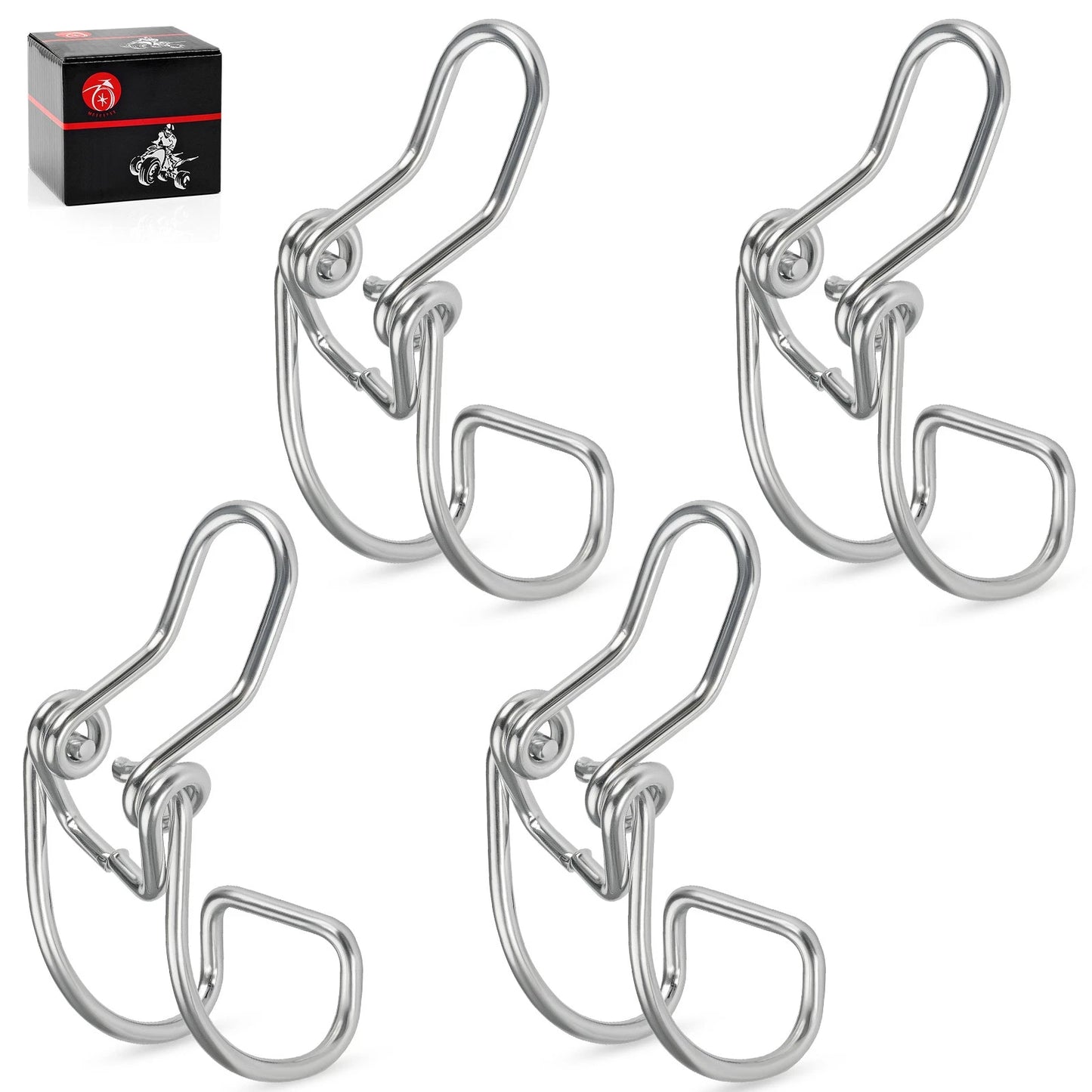 4x Air box Filter Clip for Polaris RZR Turbo 1000 XP 4 S (2014–2023)