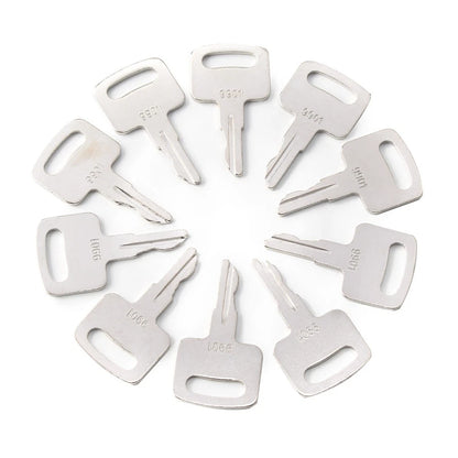 10 x Ignition Keys for JLG Lift T350, 2033E3, 1932E3 (No Year Specified)