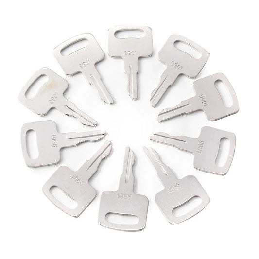 10 x Ignition Keys for JLG Lift T350, 2033E3, 1932E3 (No Year Specified)