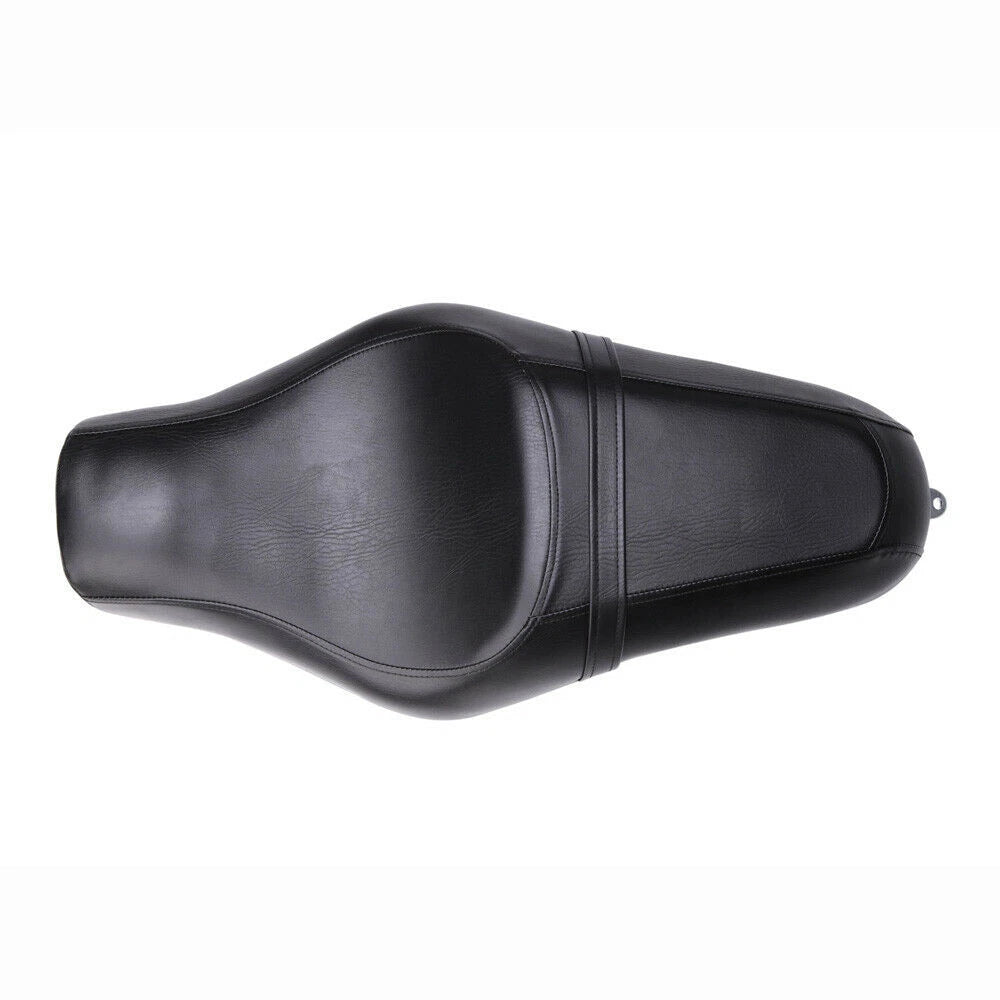 Black Driver Passenger Seat for Harley XL883N 883C 883L XL1200N 1200C (2004-2023)