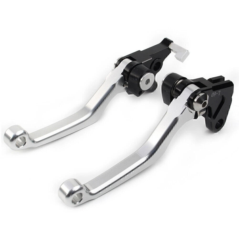 Dirt Clutch Brake Levers for Kawasaki KLX250 D-TRACKER (1993-1997) SILVER