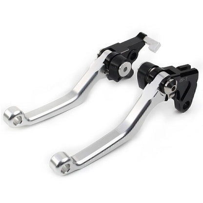Dirt Clutch Brake Levers for Kawasaki KLX250 D-TRACKER (1993-1997) SILVER