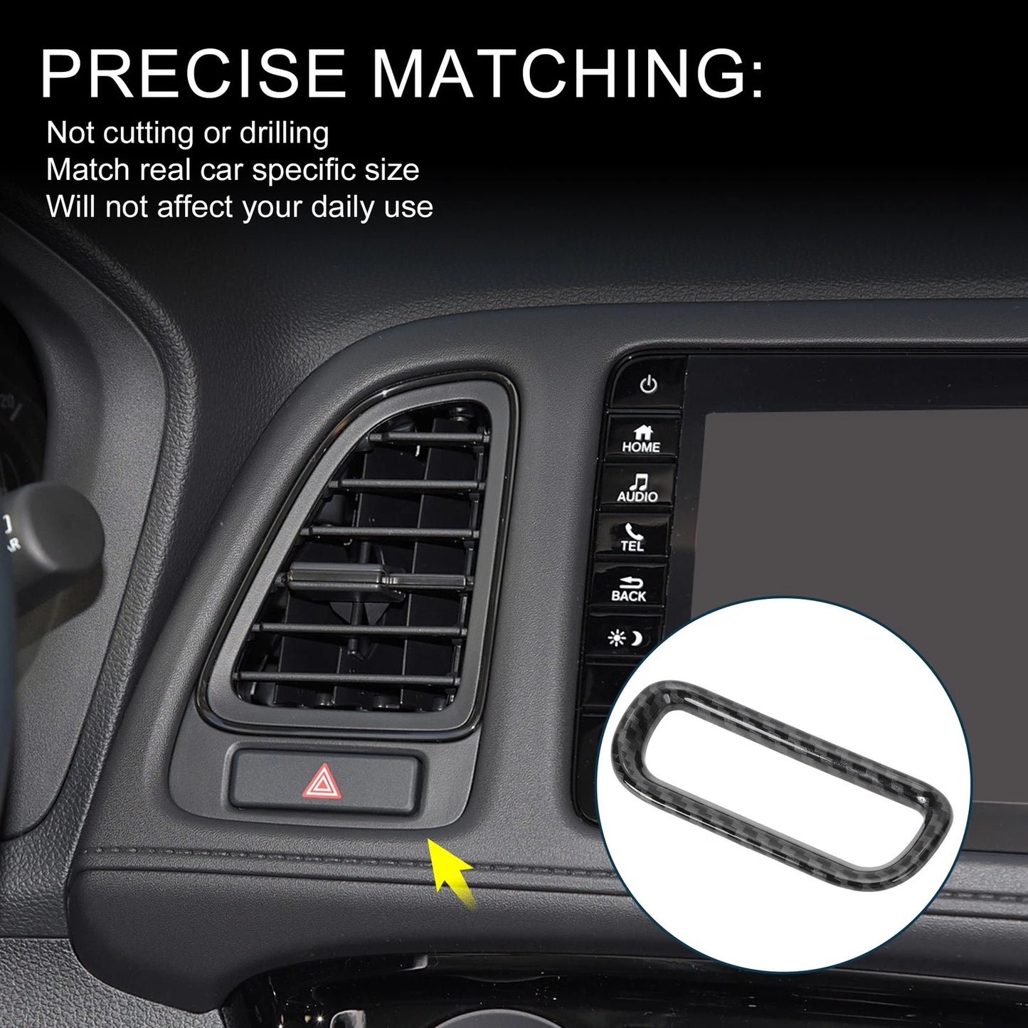 Warning Lamp Button Cover for Honda Vezel RV3 RV4 RV5 RV6 (2014-2023)