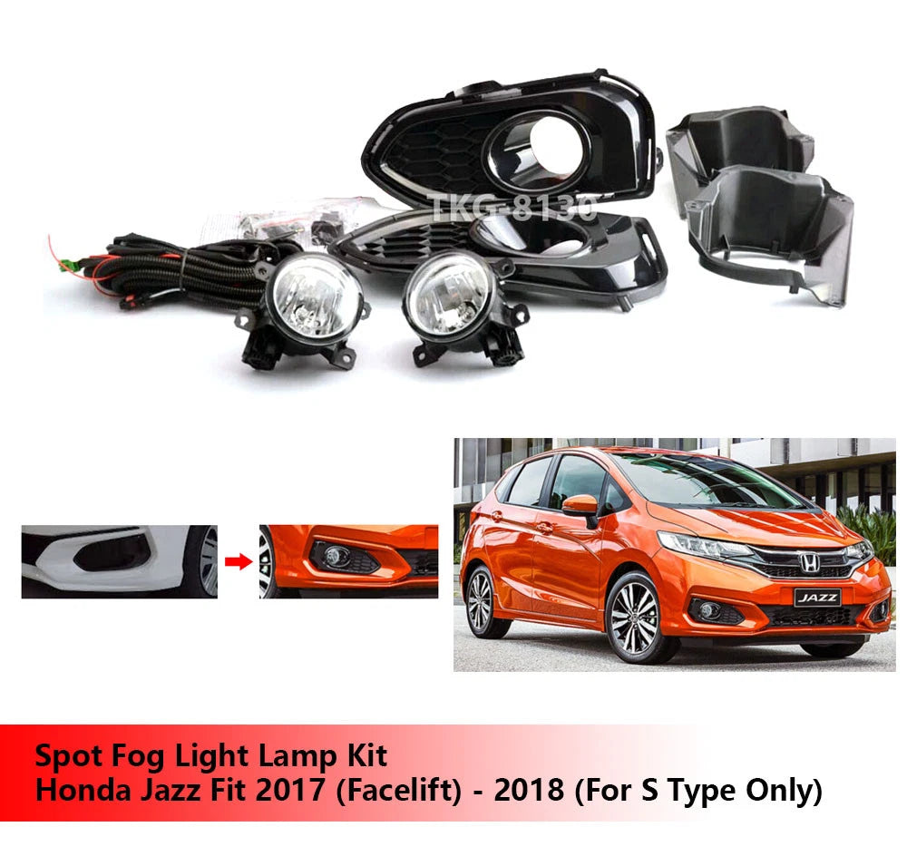Fog Light Kit for Honda Jazz 2017-2018 (Facelift) - S Type
