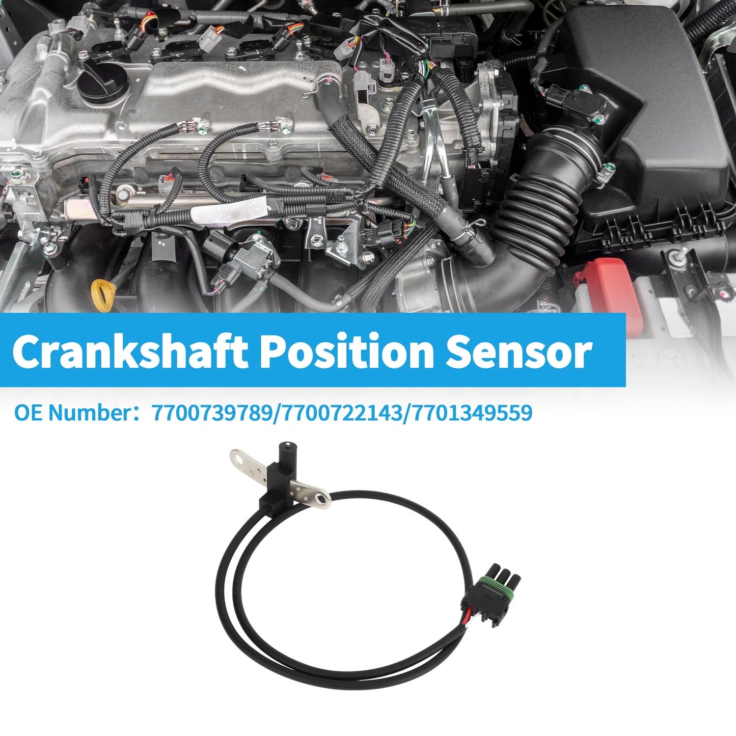 Crankshaft Position Sensor for JEEP Cherokee XJ 2.5 4.0 (1986-1990)