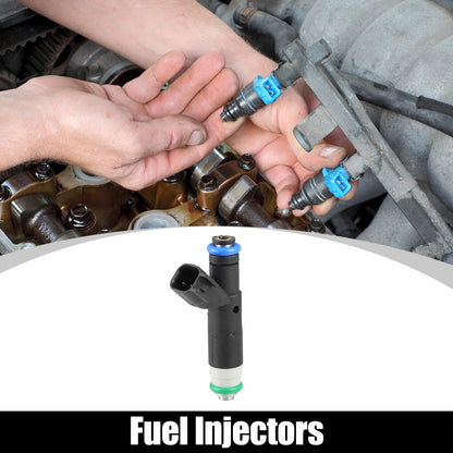 Fuel Injectors for Ford F-150 2004-2008 - 1 x Metal Black