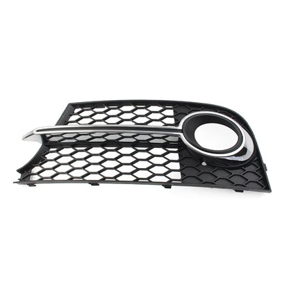 Front Bumper Honeycomb Mesh Fog Light Grille Cover for Audi TT MK2 (2006-2014)