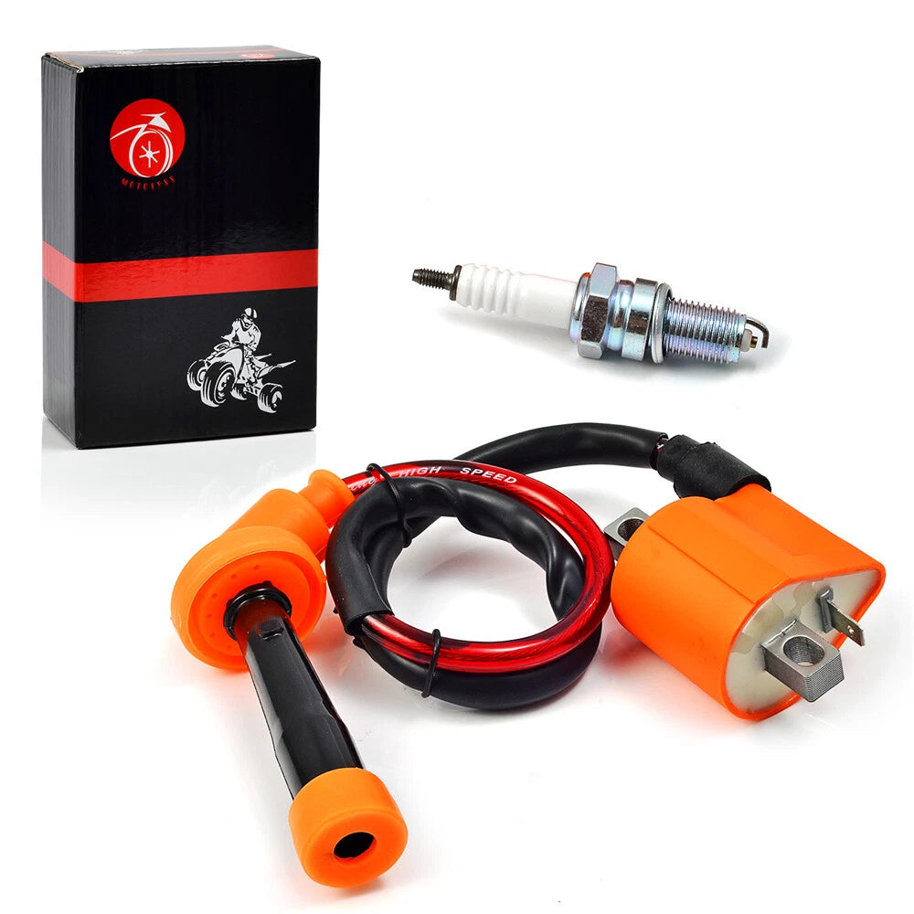 Ignition Coil for Suzuki LTZ400 Quadsport 2003-2013 with Spark Plug