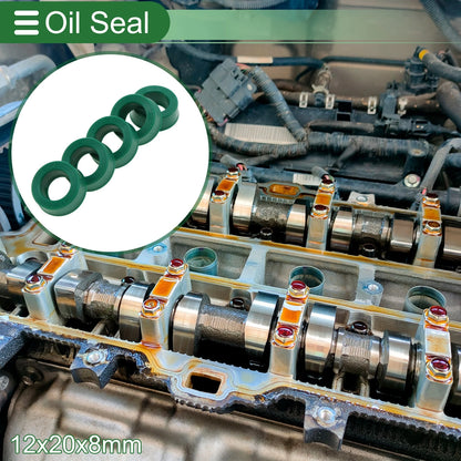 Oil Seal 12x20x8mm TPU Seal Ring 5 Pcs for Rotary Shaft