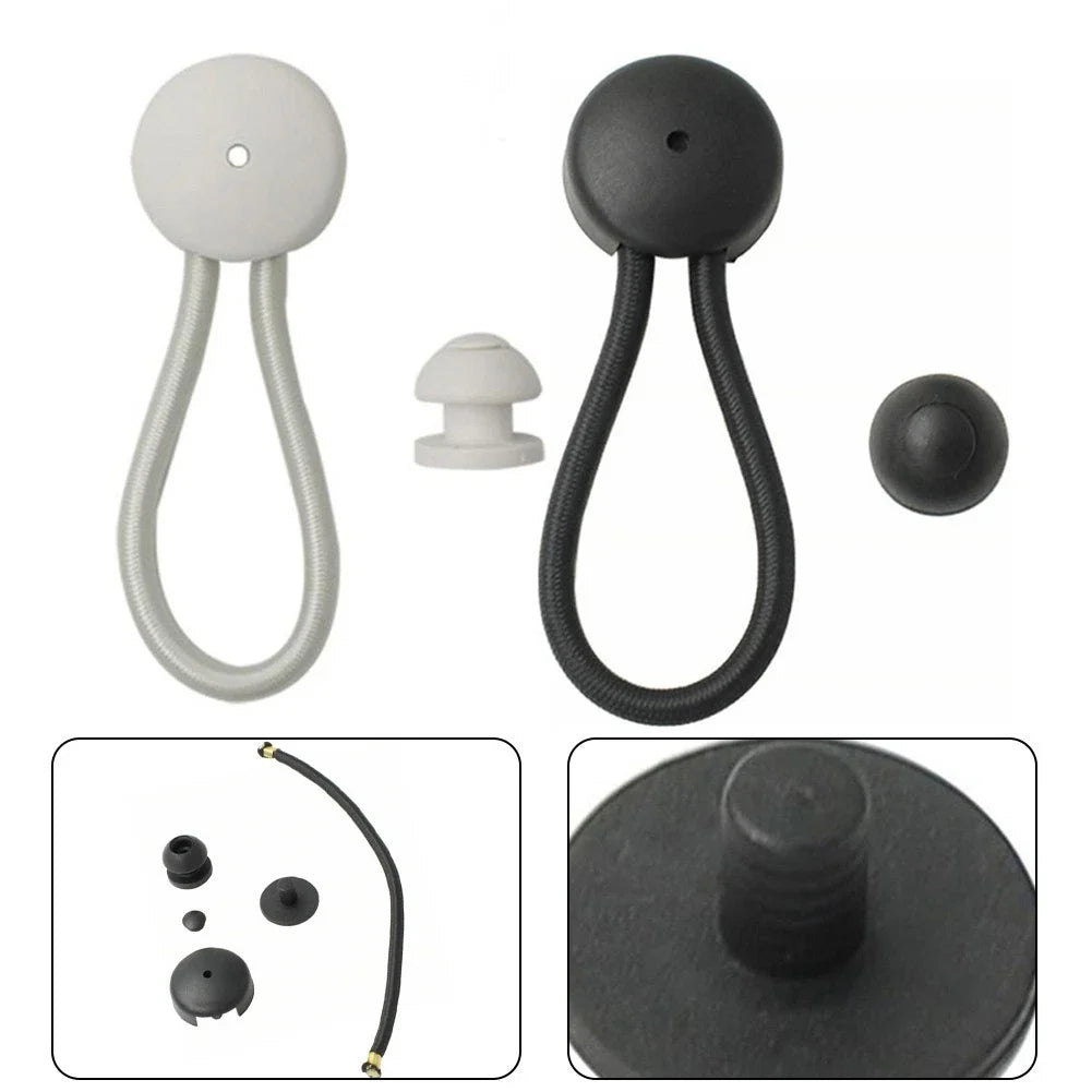 Bungee Cord Clips with Knob for Tent/Boat/Yacht/Trailer/RV Cover Uses