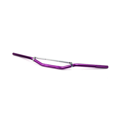 7/8'' 22mm Dia Aluminum Front Handlebar Purple for Motorcycle