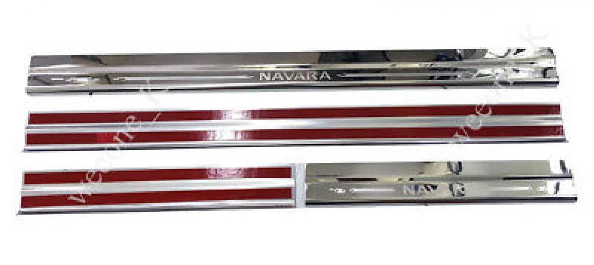 Door Sill Scuff Plate Stainless Steel for Nissan NP300 (2014-2016)