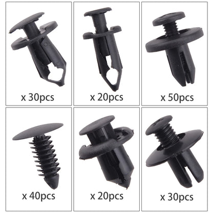 190 x Push Pin Rivet Fasteners for Honda Fender Bumper Door Trim