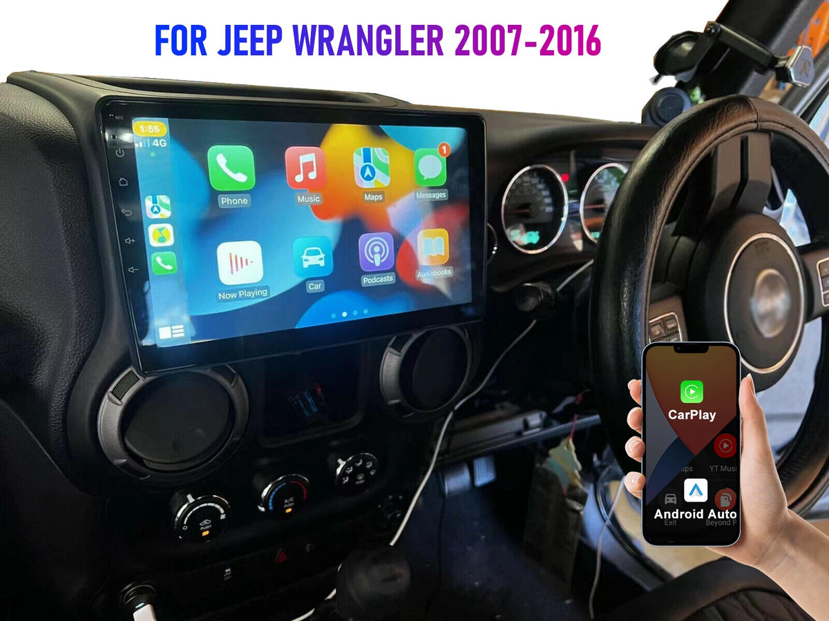 64GB GPS Car Stereo Radio for Jeep Wrangler (2007-2016)