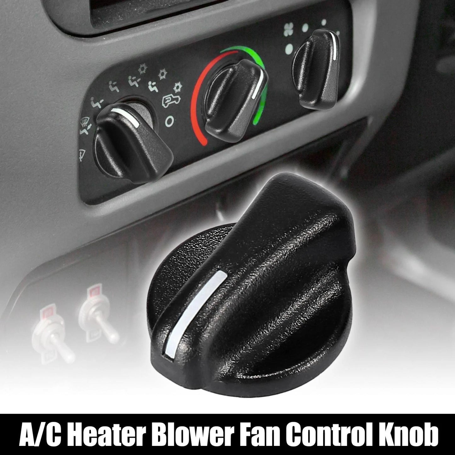 A/C Heater Blower Fan Control Knob for Jeep Wrangler (1995-2005)