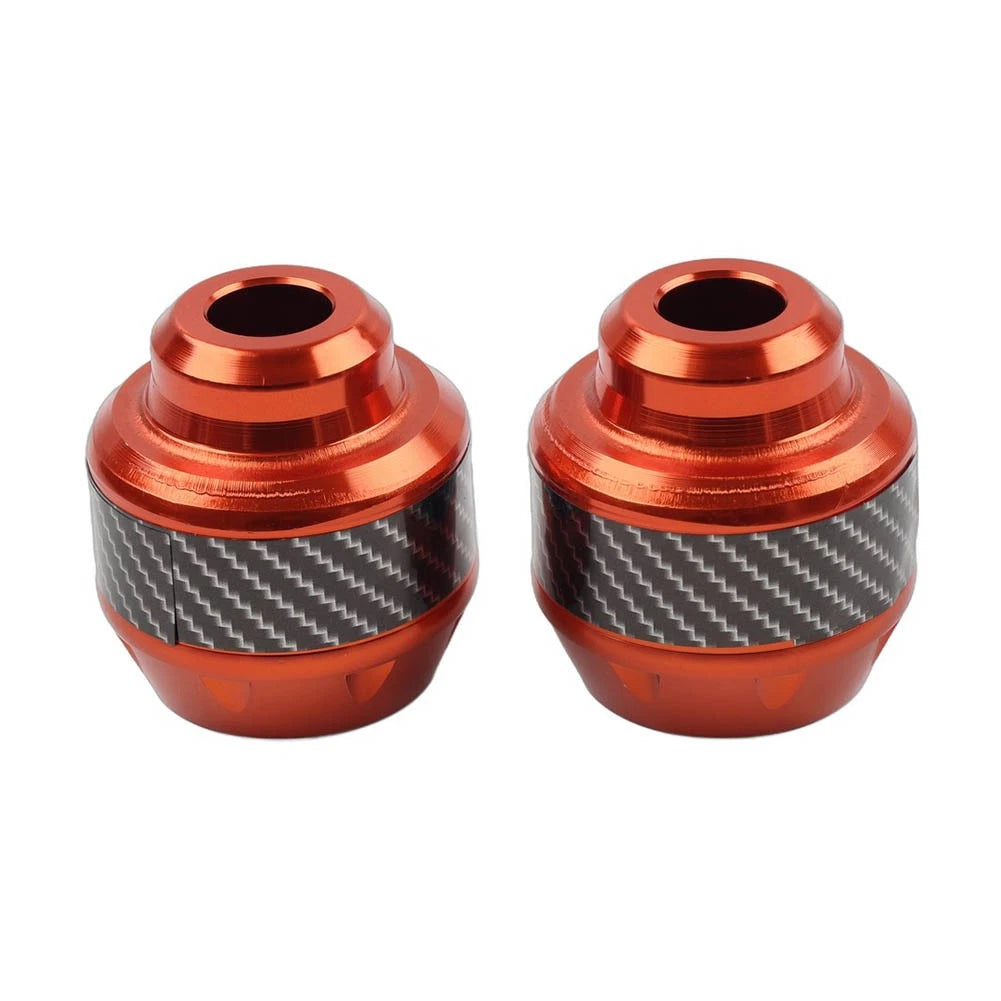 2 x Motorcycle Front Fork Frame Sliders for Crash Protection - Universal Fit