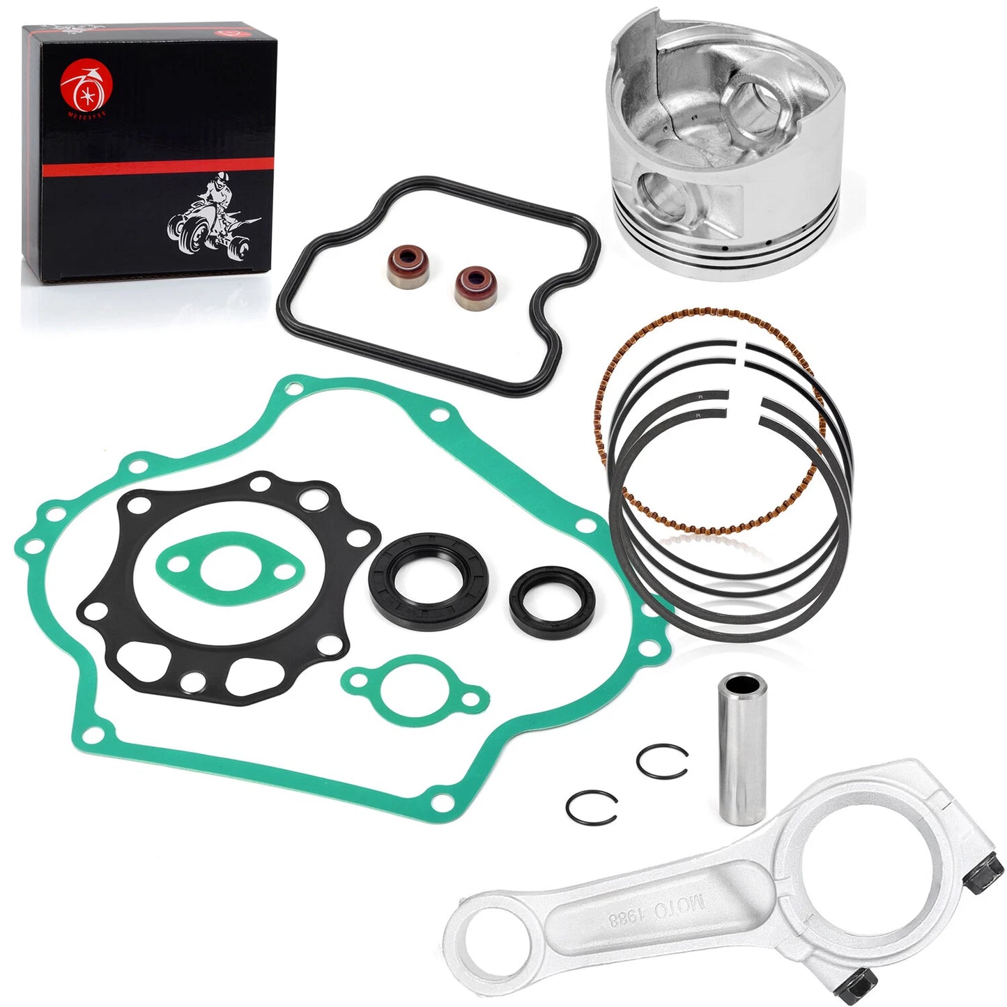 STD Piston Valve Gasket Connecting Rod for Club Car DS Precedent FE290 (1992–2008)
