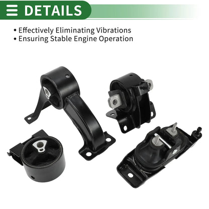 Engine Motor Trans Mount Set for Chrysler Town & Country (2008-2010)