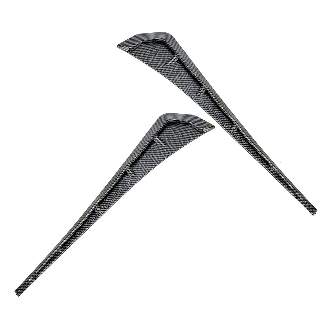 Carbon Fiber Style Car Side Fender Vent Air Wing Cover Trim