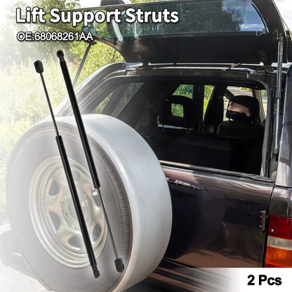 Rear Window Lift Supports for Jeep Wrangler (2011-2017) - 2 x Struts