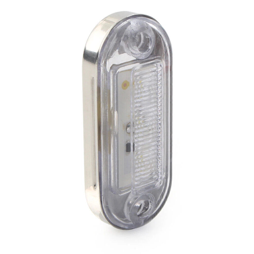 3 x 12V SMD LED Signal Light Lamp White Indicator for Truck Trailer RV Boat