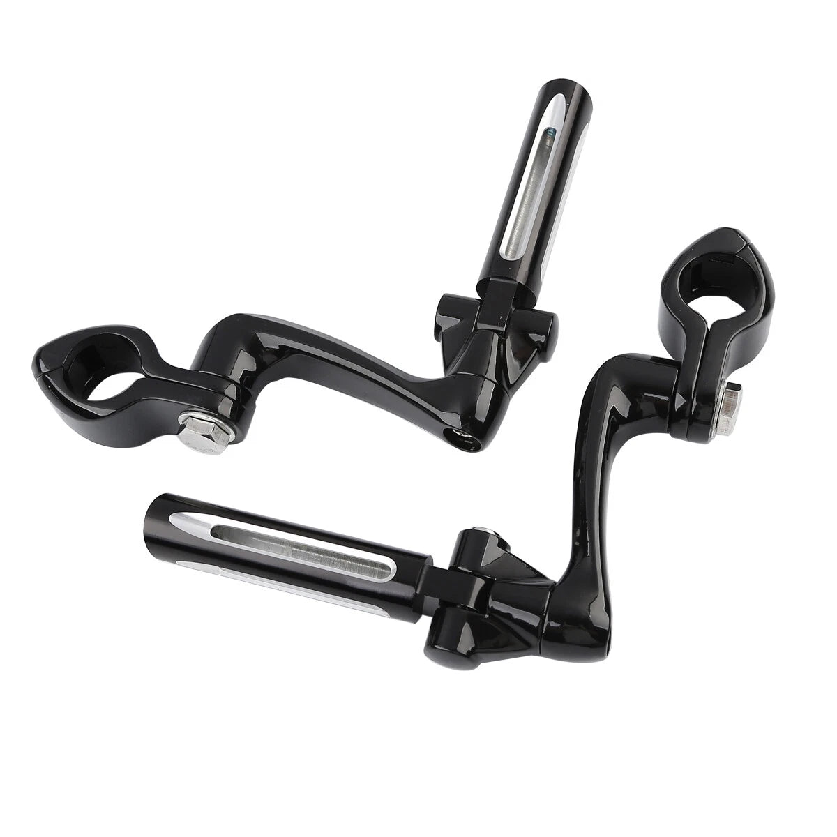 1.25" Highway Bar Male Mount Footpegs for Harley Touring Road Glide (2009-2023)