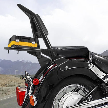 Backrest Sissy Bar Luggage Rack for Yamaha V Star XVS 400 650 Classic (1998-2013)