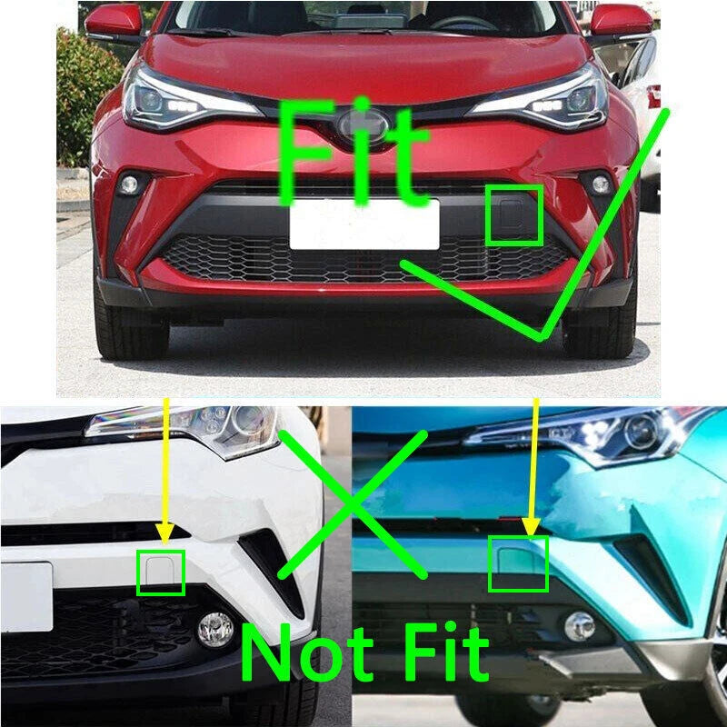 Front Bumper Tow Hook Eye Cover Cap / 1 / Front Bumper Tow Hook Eye Cover Cap for Toyota C-HR (2021–2022)