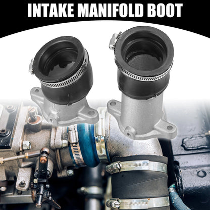 Carburetor Intake Manifold Boot for Honda CX500 (1978-1979) with Clamp, 1 Pair