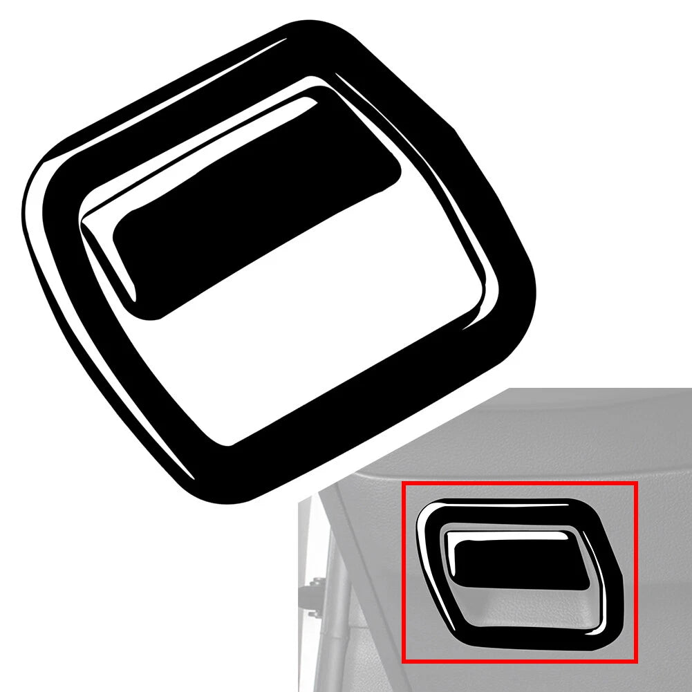 Piano Black Driver Storage Box Panel Cover Trim for Audi A4 A5 (2016-2023)