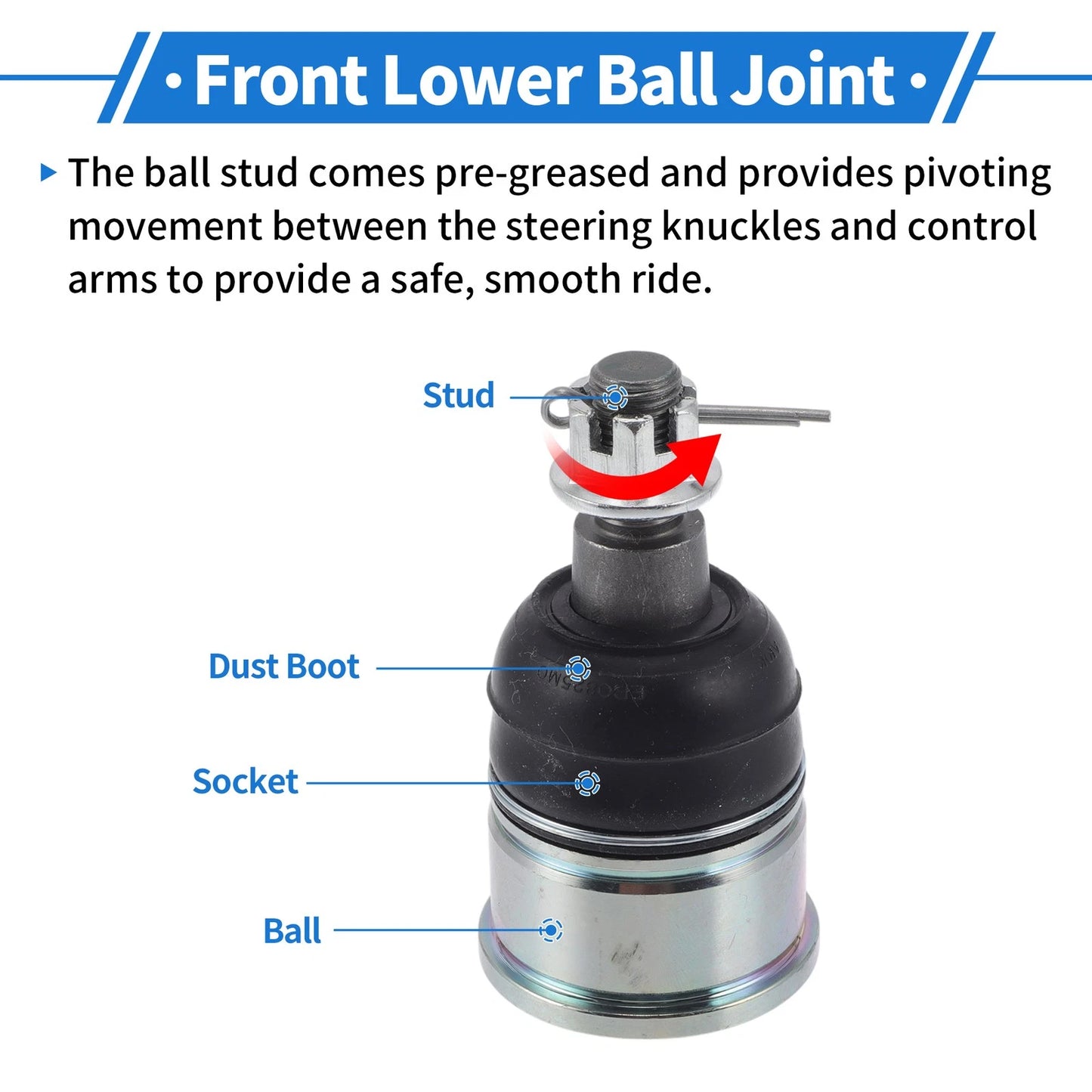 Front Lower Ball Joints for Honda Acura (2008-2012)