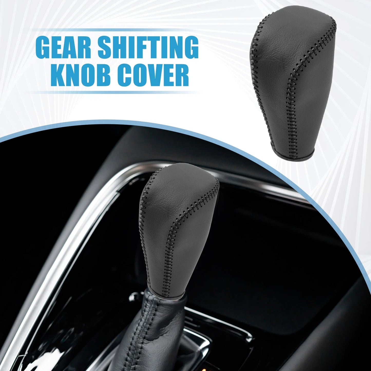 Gear Shifting Knob Cover Hand Brake Cover Set for Toyota Corolla (14–18)