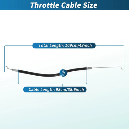 Throttle Cable for Honda HRR216K2 HRR216K3 HRS216K1 (2003-2023)