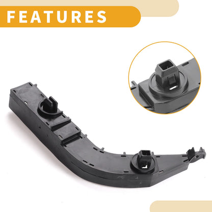 Front Bumper Support Bracket for Honda City (2005-2008) - 1 x Black ABS