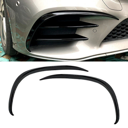 Front Bumper Lip Splitter Spoiler for Mercedes C-Class C200 C260 (2019-2023)