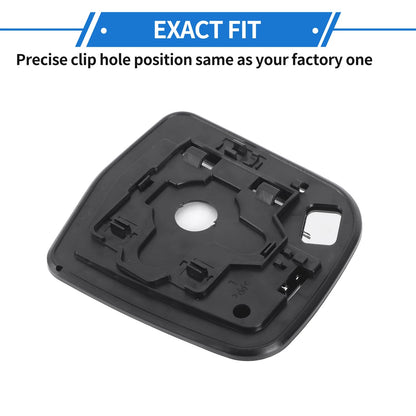 Left Passenger Side Non-Heated Mirror Glass for Toyota Previa (1990-1997)