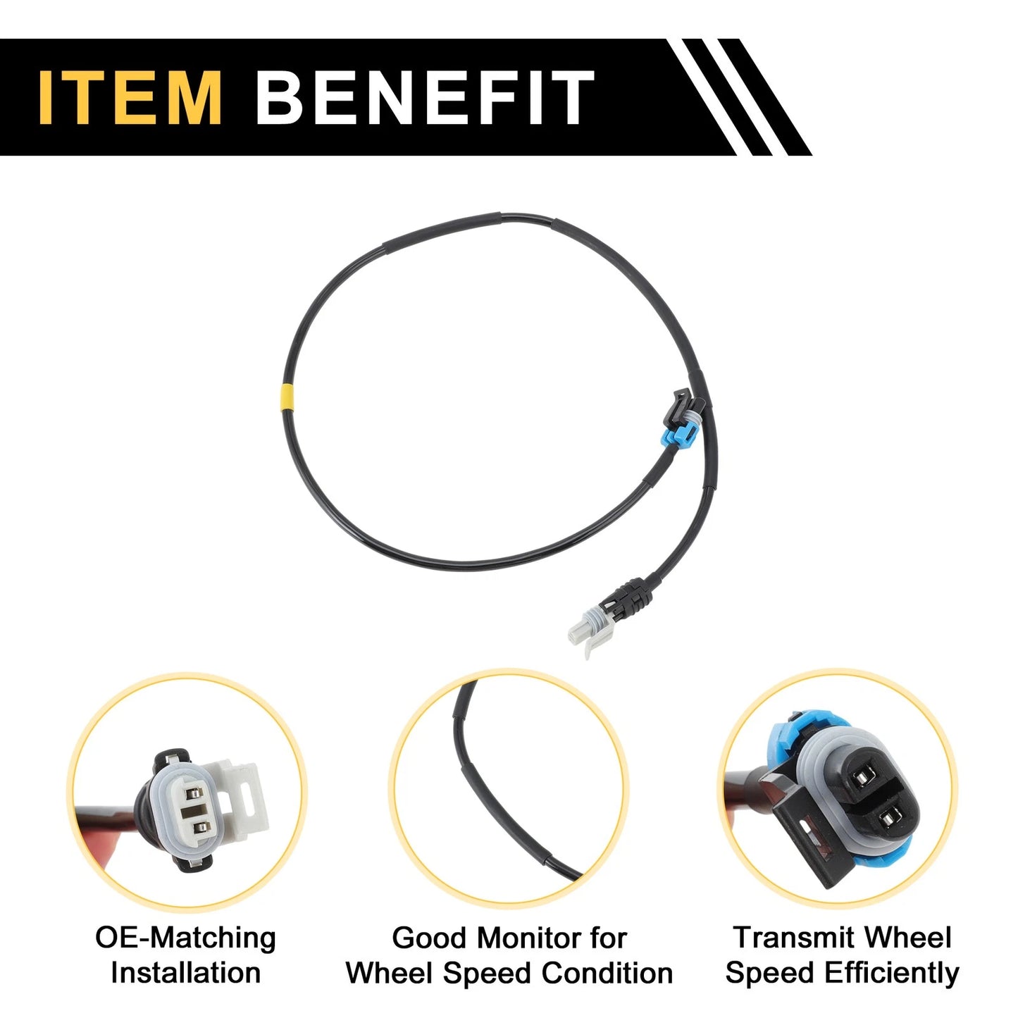 ABS Wheel Speed Sensor Front Right for Chevrolet Captiva