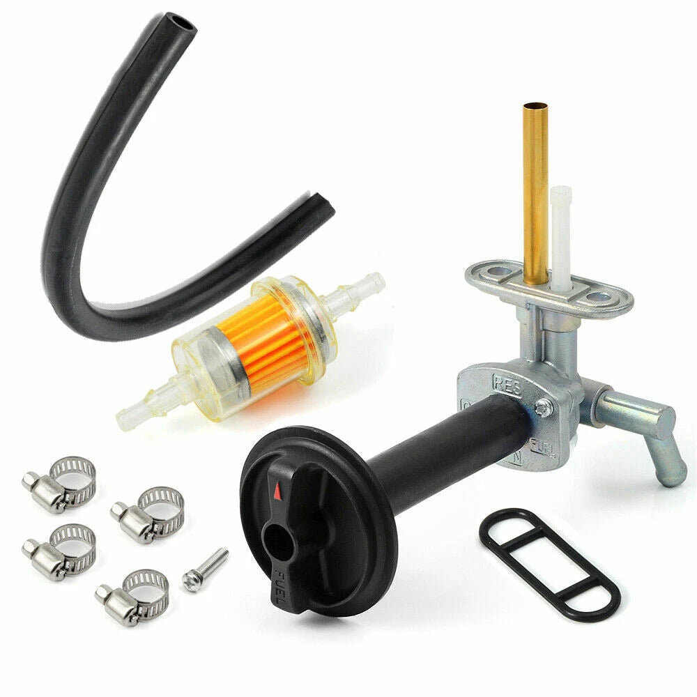 Fuel Valve Petcock & Lever Screw for Kawasaki Prairie 360 KVF360 (2003–2013)