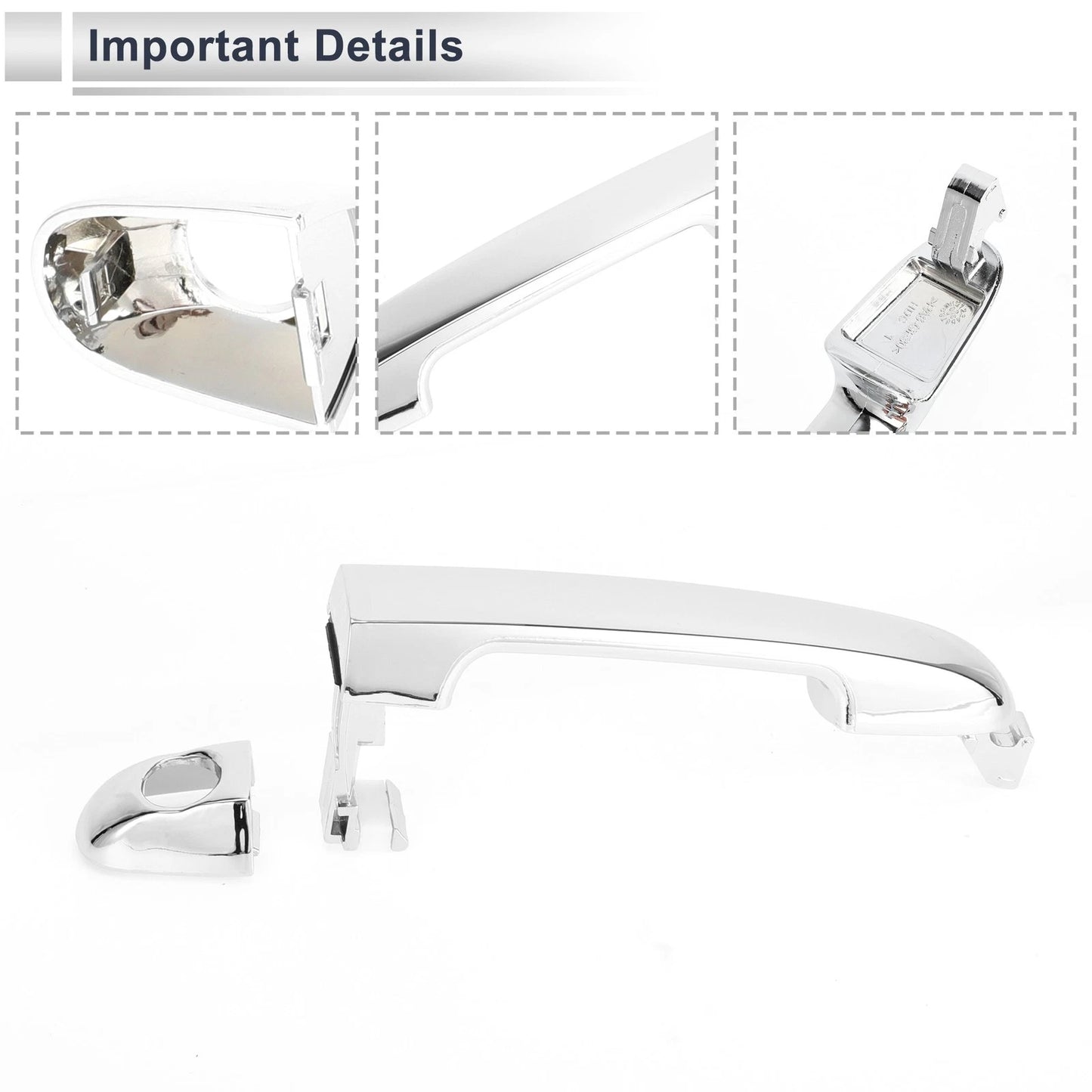 Front Left Exterior Door Handle for Hyundai Elantra (2007-2012)
